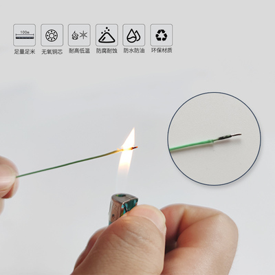 FR .平方7.航空导线超细特软四氟薄膜绕包镀银高温线