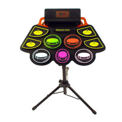 便携式架子鼓电子鼓手卷电鼓家用儿童初学者成人入门练习神器