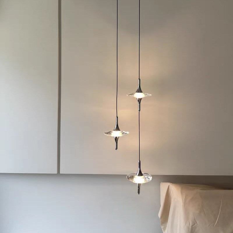 星星系列轻奢水晶玄关吊灯包豪斯创意装饰灯具卧室床头小吊灯,家装灯饰光源,LOFT/复式住宅/楼梯吊灯,淘宝优惠券,粉丝福利购,淘宝优惠卷