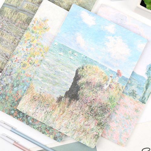 4本装初品16K空白内页软抄 梵高B5白纸本计算纸涂鸦绘图本草稿本