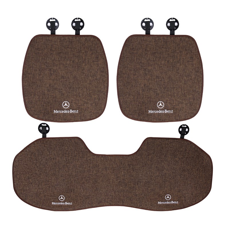 GLC260L/GLA/C级C260L/E级E300L/A200L汽车坐垫四季亚麻座垫