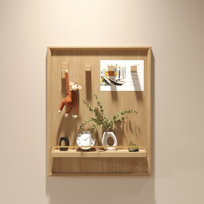 电表箱装饰画2024新款配电箱遮挡盒置物架网红奶油风高级感免打孔