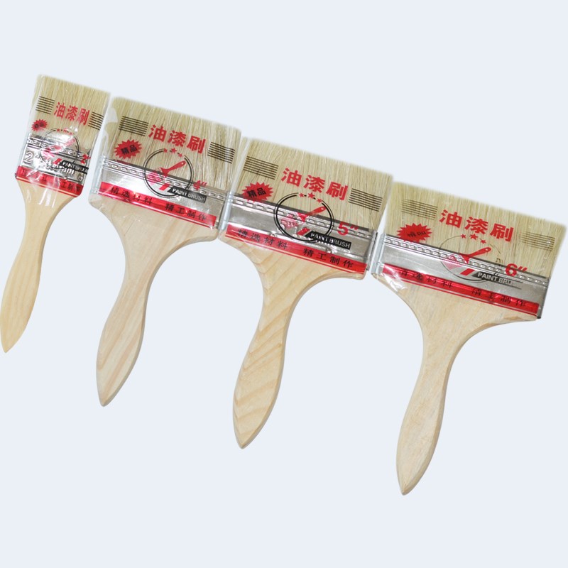 油漆刷刷子非猪毛刷扫灰刷长毛刷船用刷排笔1寸2寸3寸4寸不掉毛