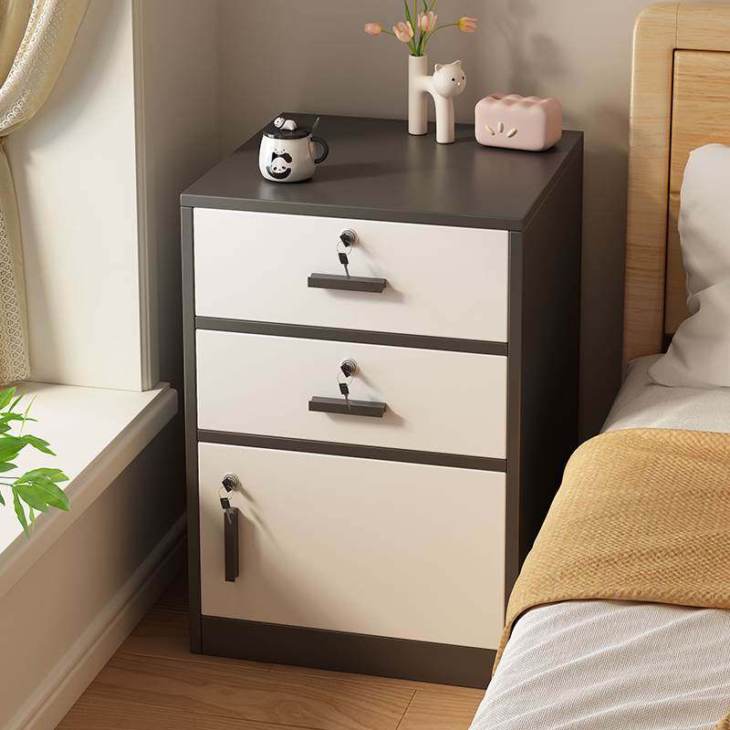 蓝蛟床 头  柜 卧室现代简约小型简易款床边收纳 柜 多功能带锁储物 柜 床头 桌摆件饰品,3C数码配件,直播专用支架,淘宝优惠券,粉丝福利购,淘宝优惠卷