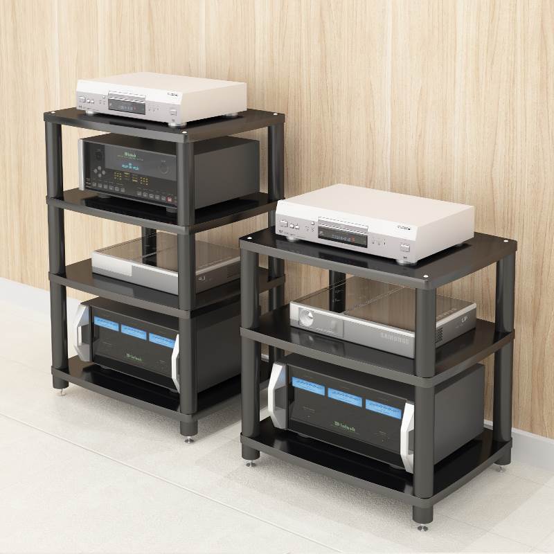 蓝蛟功放 柜 音 箱 机 柜 hifi音响设备 架 子带避震脚钉影院多层专业功放机 架摆件饰品