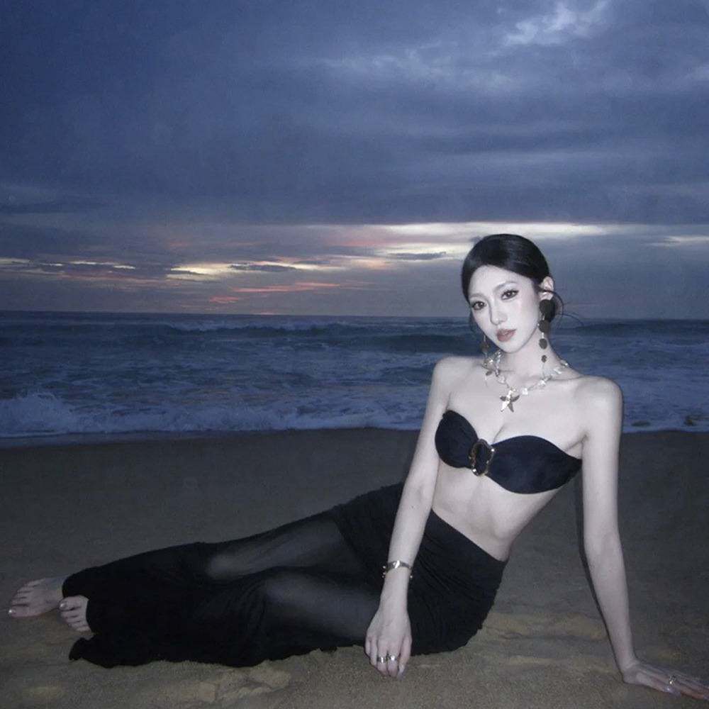 新款时装名媛气质比基尼性感泳衣分体泳衣