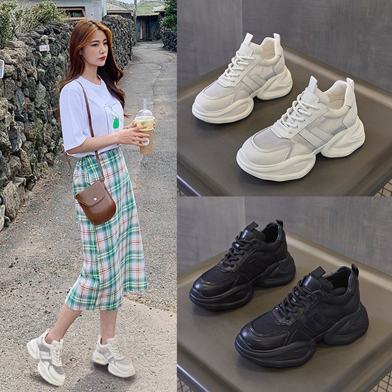 内增高老爹鞋女夏j季薄款网面透气休闲运动女鞋2025新款厚底网鞋,女鞋,时尚休闲鞋,淘宝优惠券,粉丝福利购,淘宝优惠卷