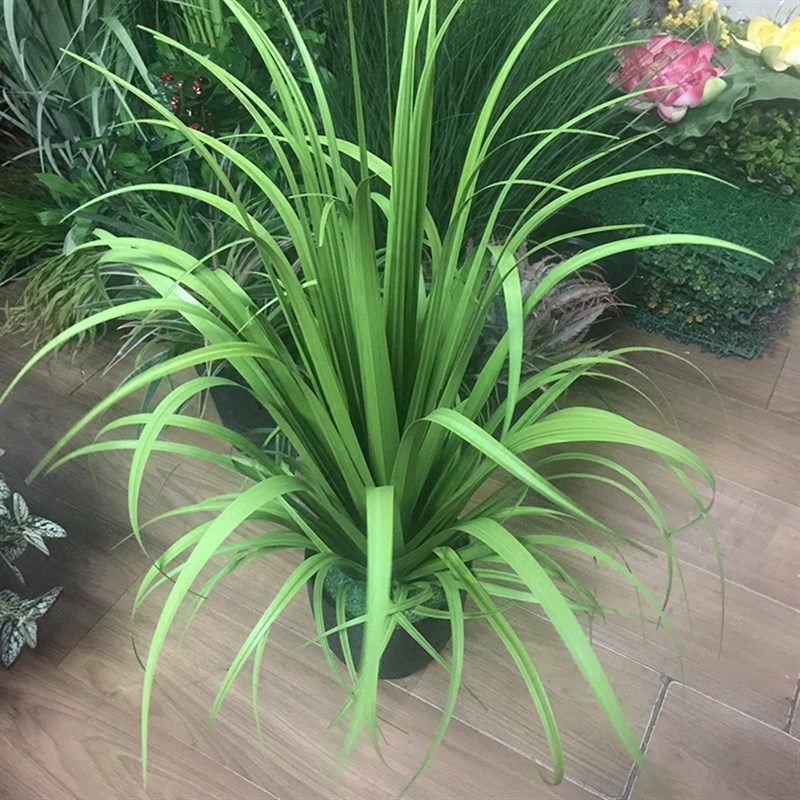 家居饰品仿真芦苇草盆栽窗u台客厅室内假花盆景装饰绿植摆件道具
