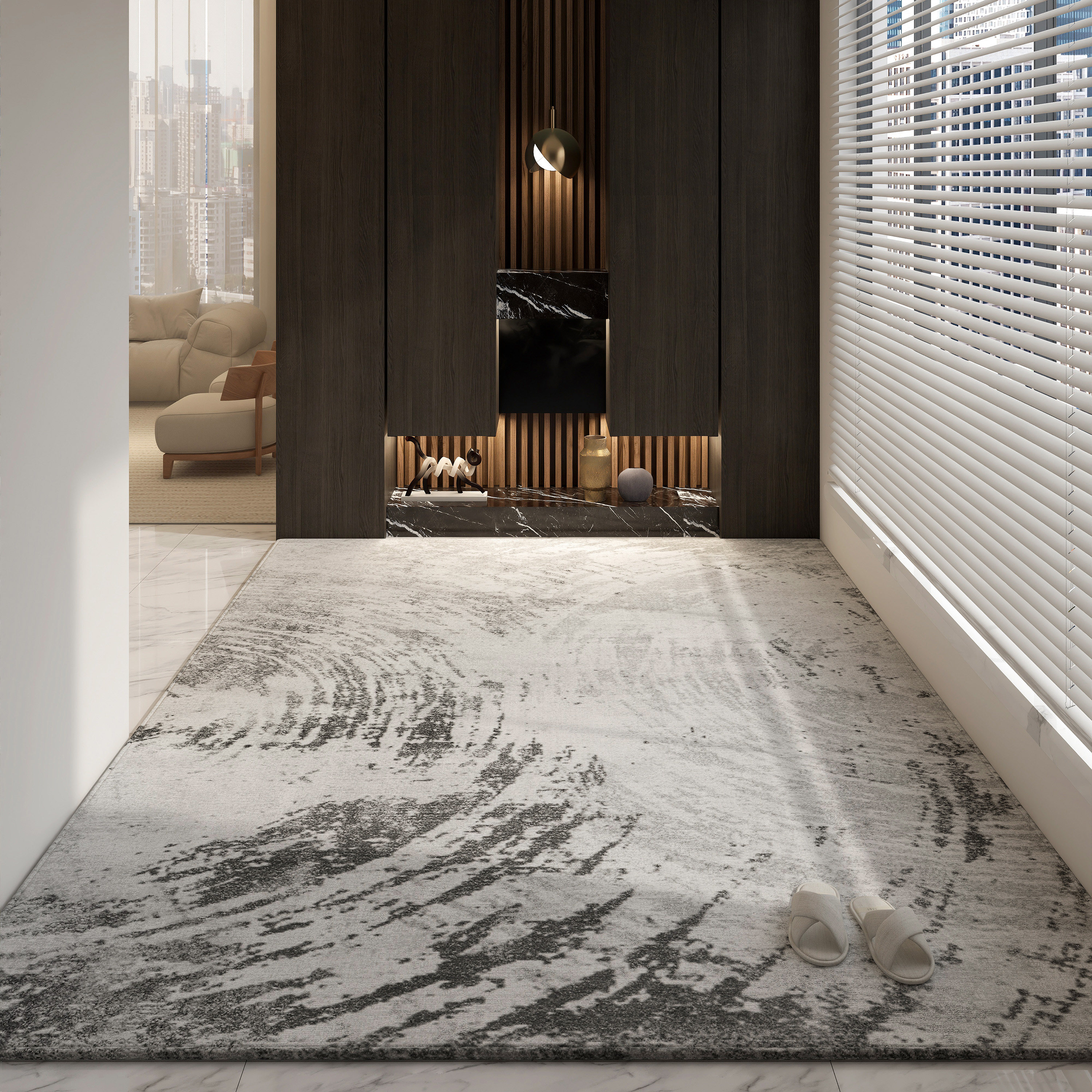 高级感大门口地垫入户门垫定制y可裁剪进门脚垫防滑地毯入户蹭脚,居家布艺,入户地垫,淘宝优惠券,粉丝福利购,淘宝优惠卷