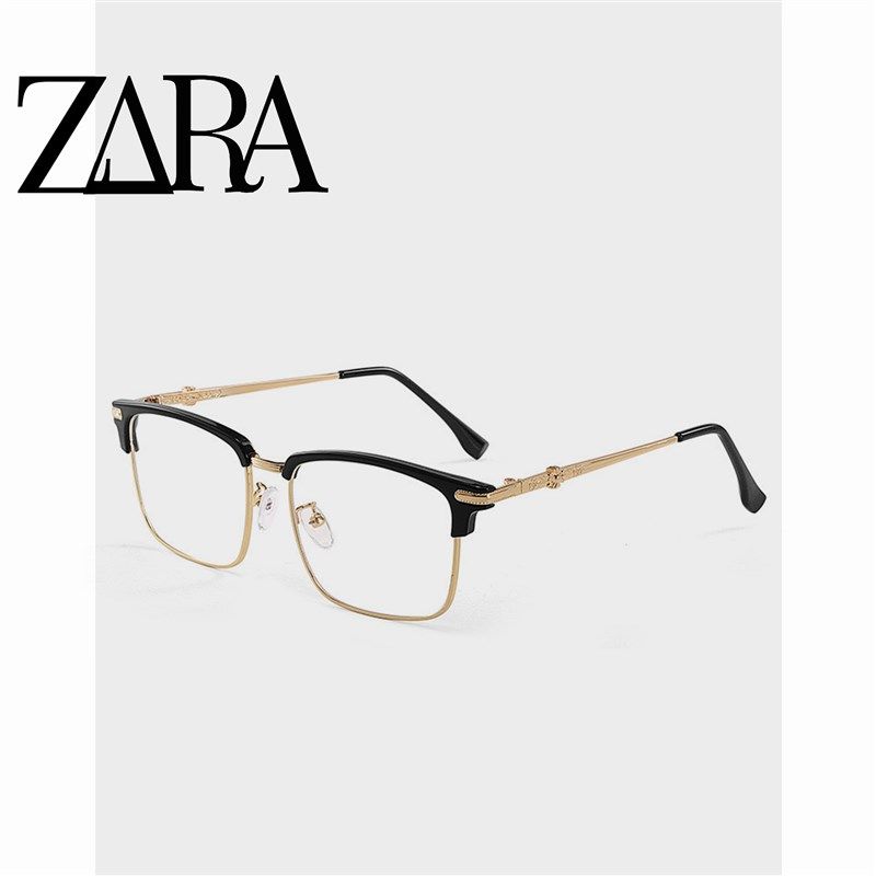 纯钛黑框半框眼镜男款大框近视眼镜框方框可配度数斯文眼睛镜框女,ZIPPO/瑞士军刀/眼镜,防蓝光镜,淘宝优惠券,粉丝福利购,淘宝优惠卷