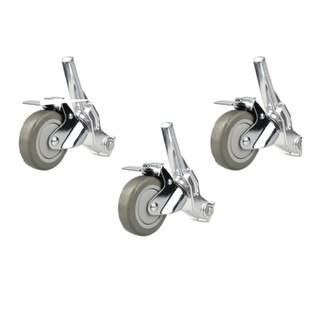 B302 不锈钢脚轮适用B301 B303影视重型灯架 万向轮 摄影灯架脚轮