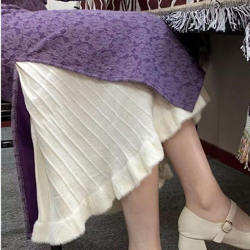 【旗袍必搭】旗袍专用内搭半身裙衬裙松紧复古百搭秋冬搭配打底裙