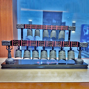 青铜风铃曾侯乙可演奏乐器采耳编钟道具武汉纪念品礼物家饰节摆件