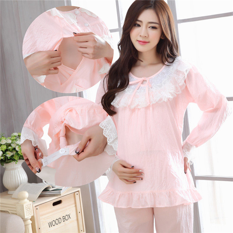 纯棉月子服夏季薄款孕妇睡衣产妇产后哺乳衣外出春秋季喂奶衣套装,孕妇装/孕产妇用品/营养,家居服套装,淘宝优惠券,粉丝福利购,淘宝优惠卷