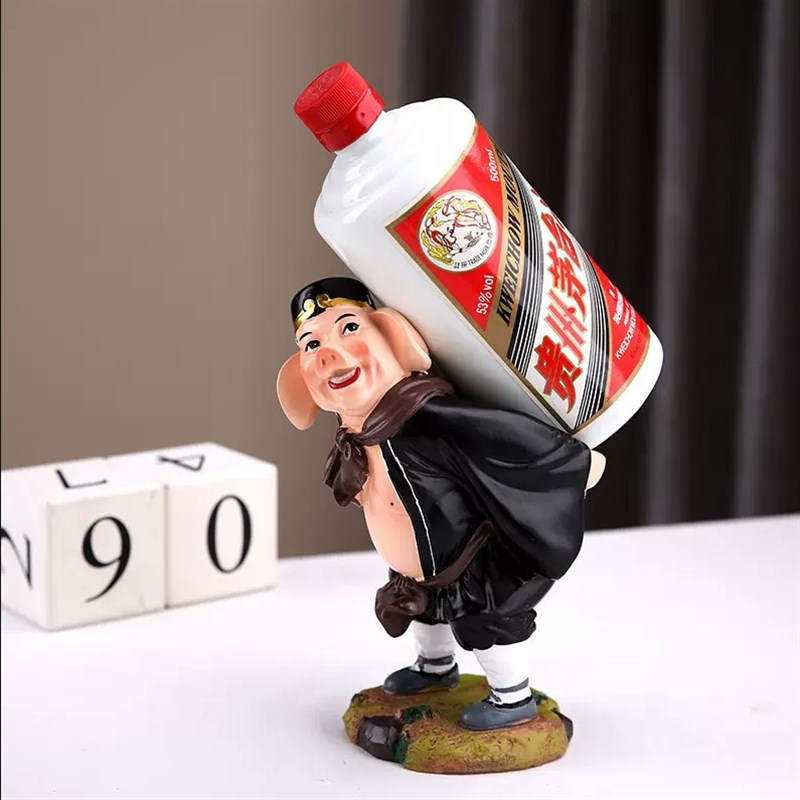 红酒架摆件酒柜装饰品酒瓶收纳架子葡萄酒红N酒瓶架放红酒瓶的创