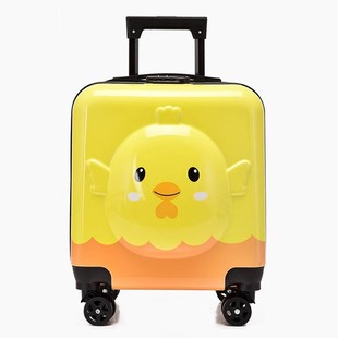 登机 锋上儿童行李箱18英寸拉杆箱万z向轮旅行箱学生卡通拉链密码