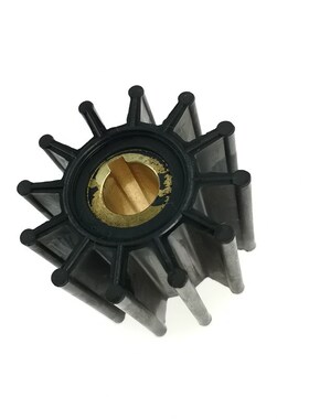 舷内机海水泵弹性挠性绕线柔性橡胶叶轮 4568-000L1/09-801B/J131