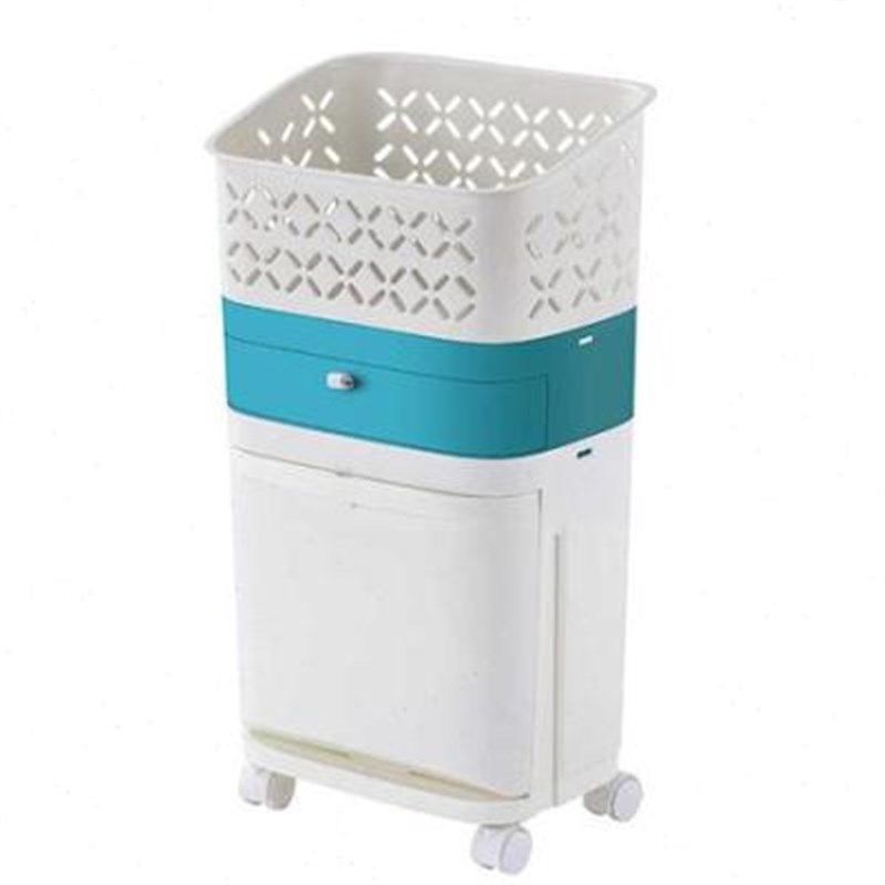 厨房垃圾桶家用干湿分离专用y分类垃圾箱双层多功能万向轮垃圾筒