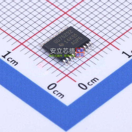 RS232芯片 GD75232PWR TSSOP-20 TI/德州 电子元器件配单全新原装