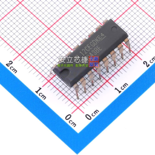 锁存器 CD4043BEE4 PDIP-16 TI/德州 电子元器件配单全新原装