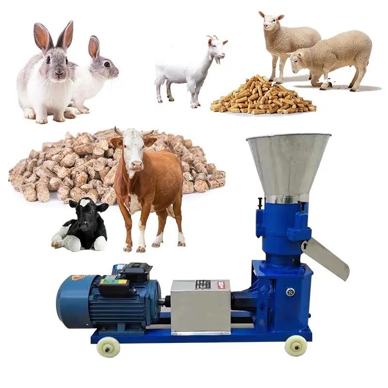 家用小型颗粒饲料机鸡鸭鹅羊猪牛饲料机养殖饲料机饲料颗粒机