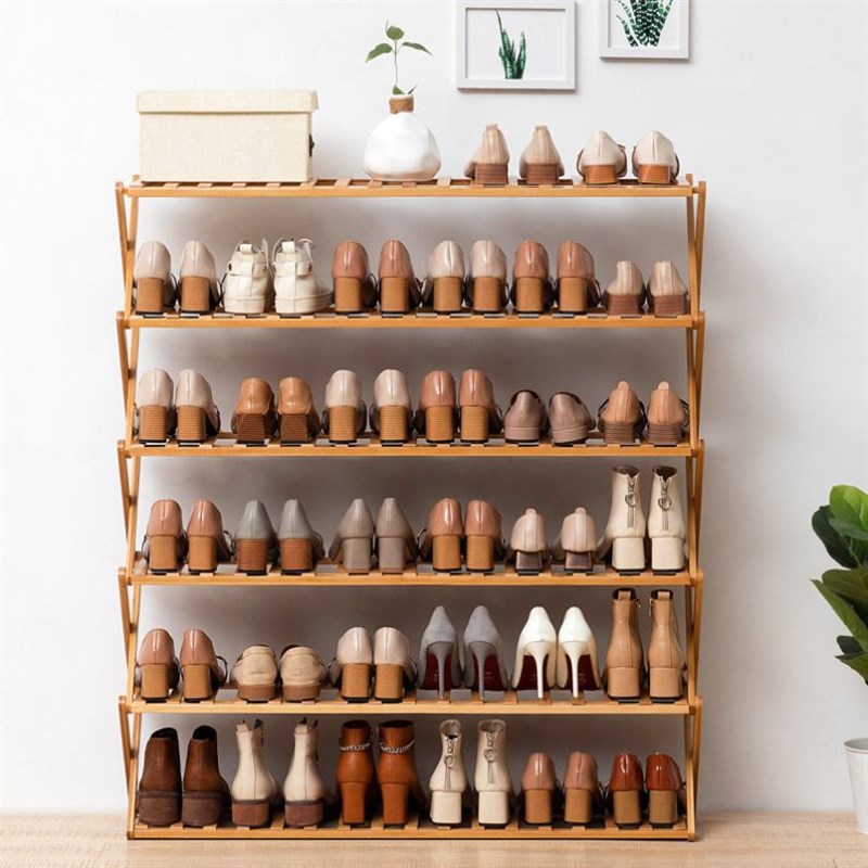 Installation free simple shoe rack foldLing shoe cabinet 鞋