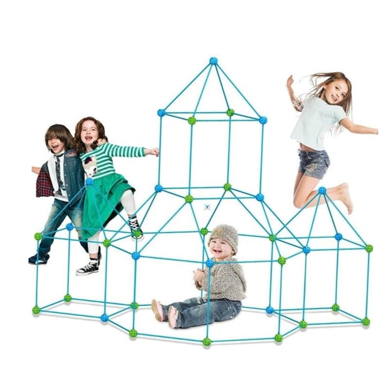 Fort Building Kit Construction Set kids ToyP Tents Fortress