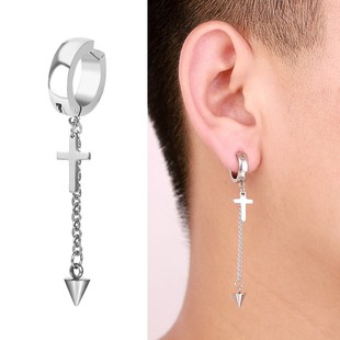 Punk Ear Stainless Painless coolor Clip 1Pc Earr Steel