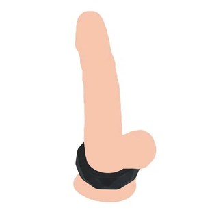 Ring Erection Penis Silicone Cock Stretcher fMale Ball