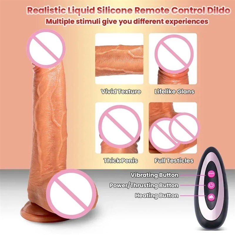 Telescopic Female Vibrator Dildo for APPV Remotely