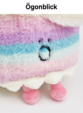 十个勤天同款北欧时刻生日蛋糕毛绒玩具趣味玩偶公仔礼物摆件抱枕