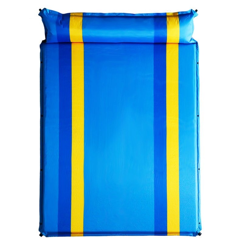 自动充气野餐垫加厚防潮垫子3-4人5cm厚野外露营帐篷地垫午休床垫