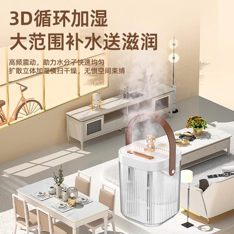 加湿器家用静音小型宿舍办公室桌面孕妇婴儿卧室大雾量空气喷雾机