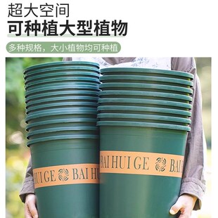 家用花盆加仑盆塑n料阳台加仑大号盆栽绿萝加厚树脂大口径特价
