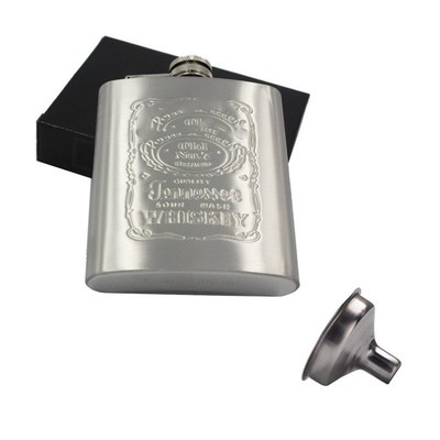 8Oz Pocket Hip Flask rAlcohol Bottle Travel Engraved Wine Dr