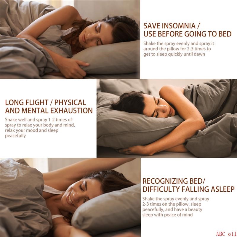 Sleep Mist Pillow Spray Aromatherapy Calm LavendUer Insomnia