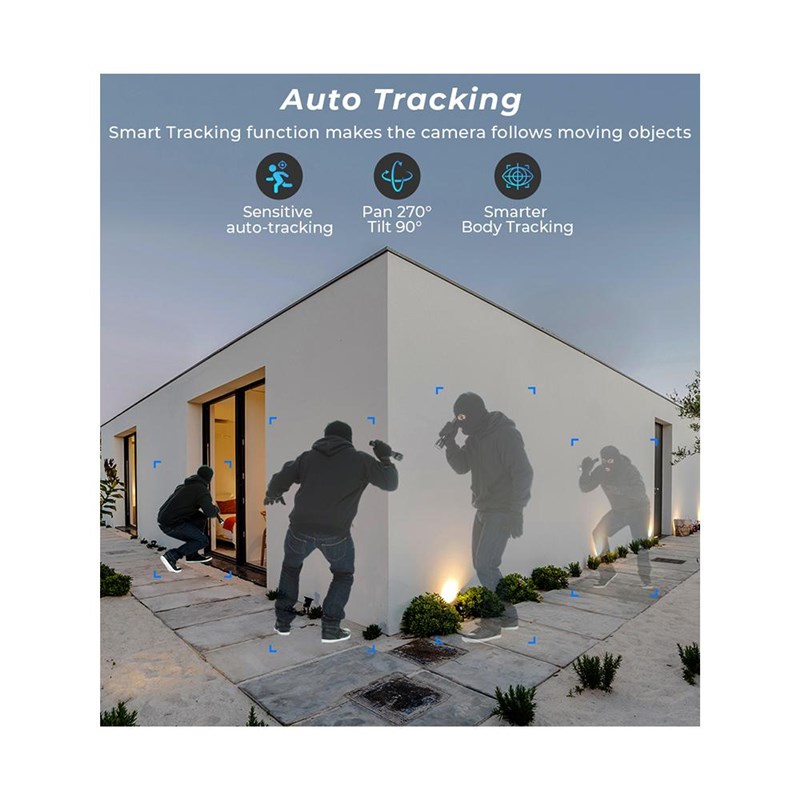 4K Wifi Video Surveillanc IP Camera PTZN Security Bullet