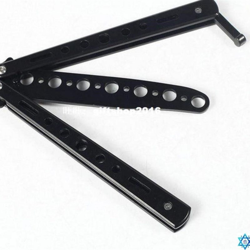 Survival Knife Metal Practwice Butterfly Balisong Trainer Tr