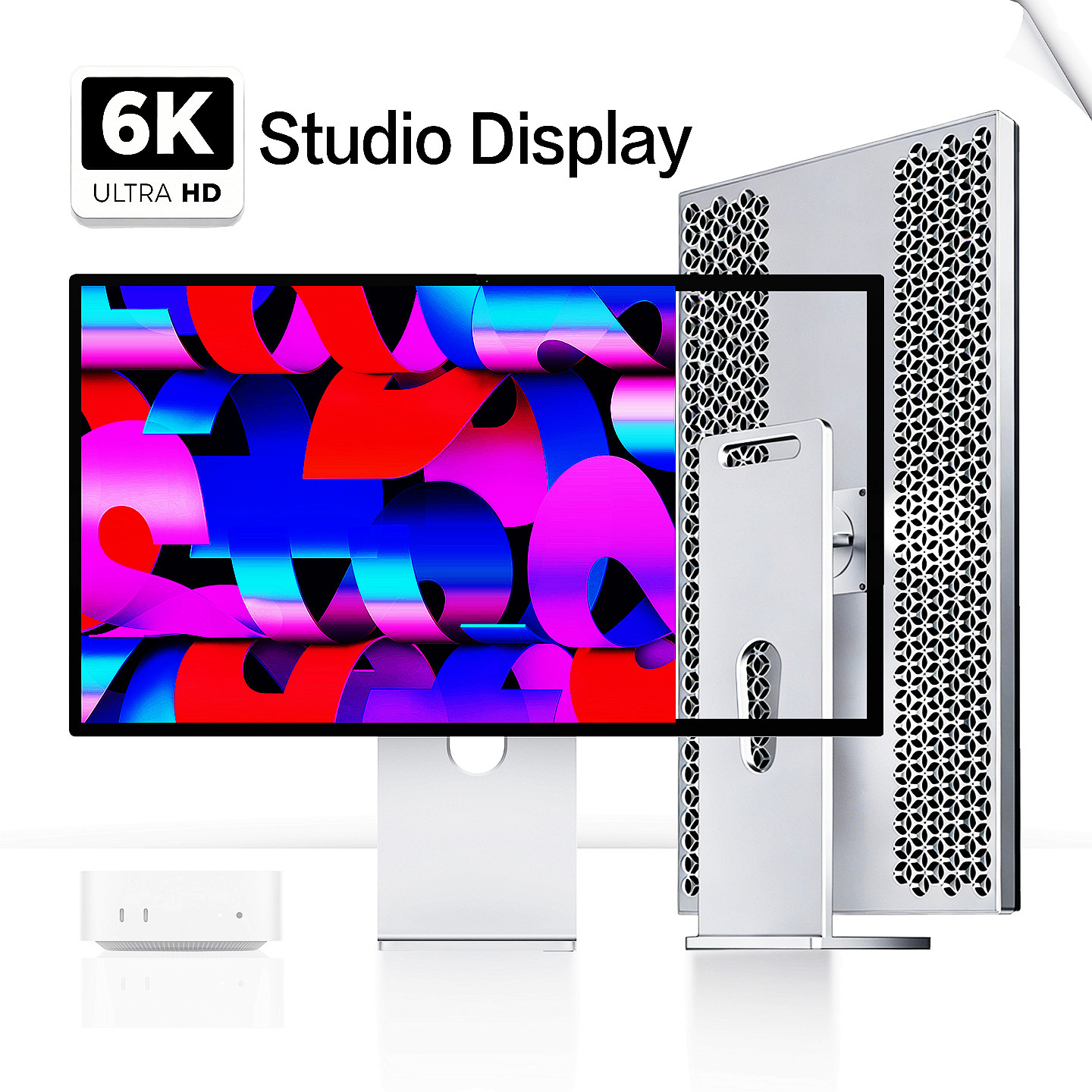 LG面板27/32英寸6K专业显示器Mac外接5K竖屏设计调色副屏升降旋转