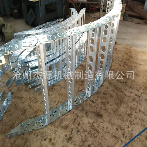 厂家生产 全封闭工程钢铝拖链  桥式机床数控钢制拖链 不锈钢拖链