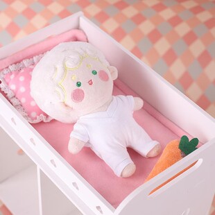 娃衣20CM现货睡衣打底婴儿连体衣20厘米L棉花娃娃衣服可爱睡衣爬