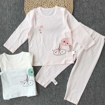 婴儿内衣套装纯棉春夏季薄款男女宝宝空调服K618个月宝宝打底睡