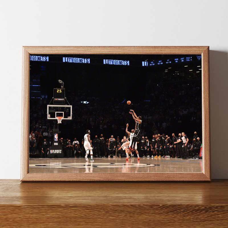 杜兰特海报相框摆件NBA篮球球星礼品照片纪念品周边挂画周边手办