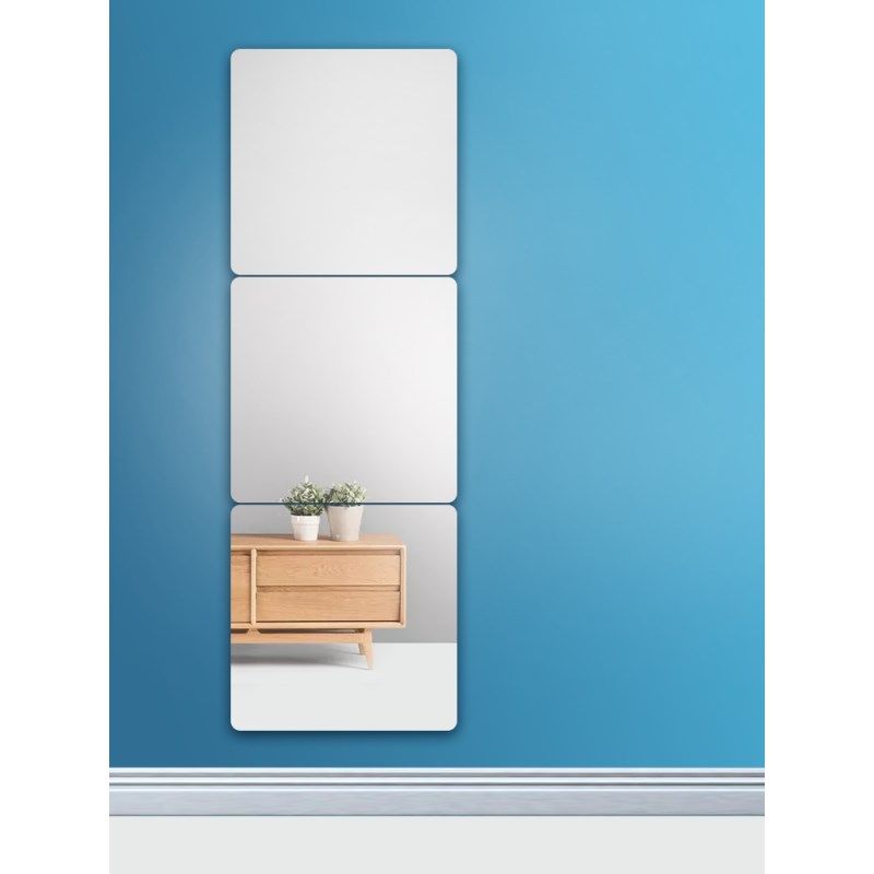 软镜子贴墙纸自粘试穿衣全身粘贴镜面亚克力舞蹈家用卧室玻璃墙贴