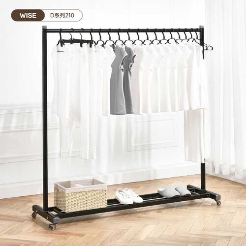 晾衣架落地室内挂衣服架晒衣架家用单杆式挂衣架子卧室飘窗晾衣杆