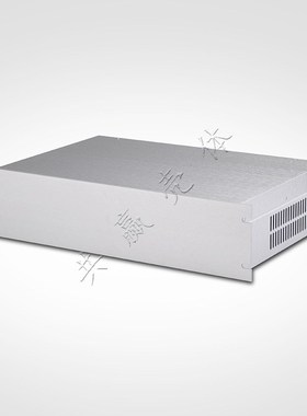 19英寸机柜外壳 散热金属仪表壳体 全铝机箱2.5U:111*482.6*300