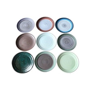 陶瓷花盆托盘小号大号圆形方形花C盆底托底座创意托盘花盆接水盘