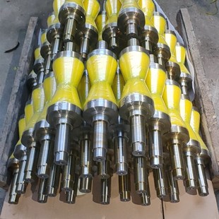 非标定制聚氨酯胶辊滚筒定做滚轮输送带硅胶橡无动力胶轮包胶