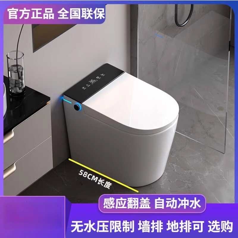 全自动智能马桶虹吸式无水压限制泡沫盾杀菌除P臭一体式语音坐便