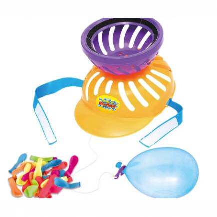 亚马逊热卖Head Splat Water Balloon Fun感统抛接训练水球帽玩具